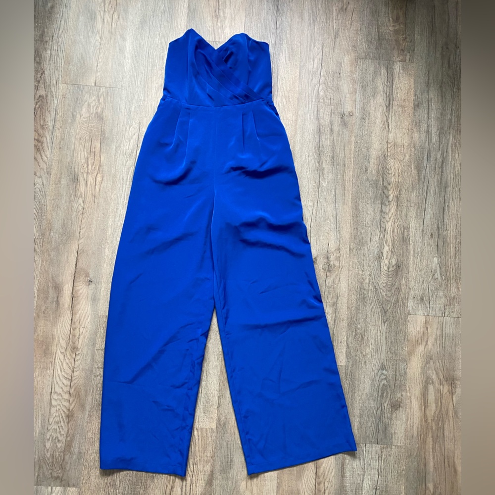 Elegant Express Blue Jumpsuit